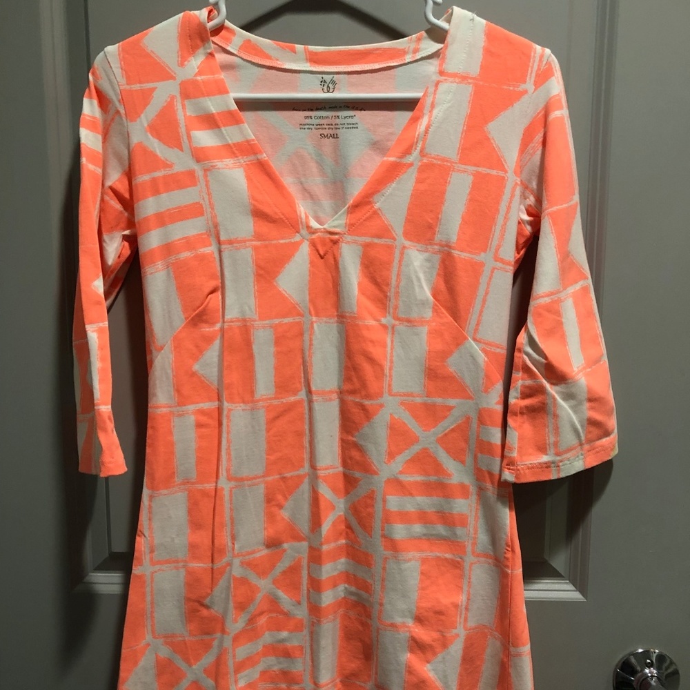 Mahi Gold Neon Bell-Sleeved Dress